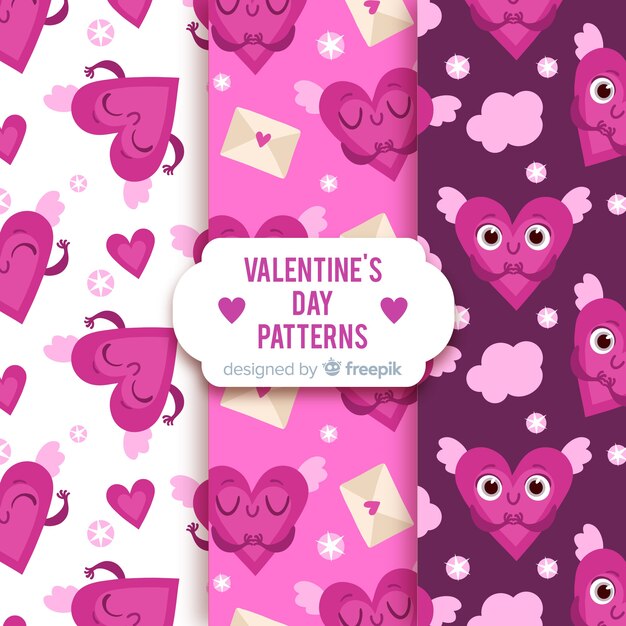 Valentine's day pattern collection