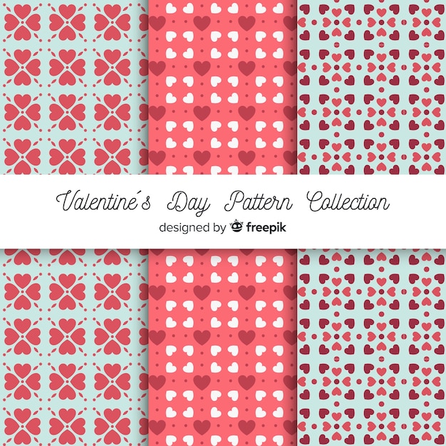 Valentine's day pattern collection