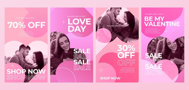 Valentine's day sale story set