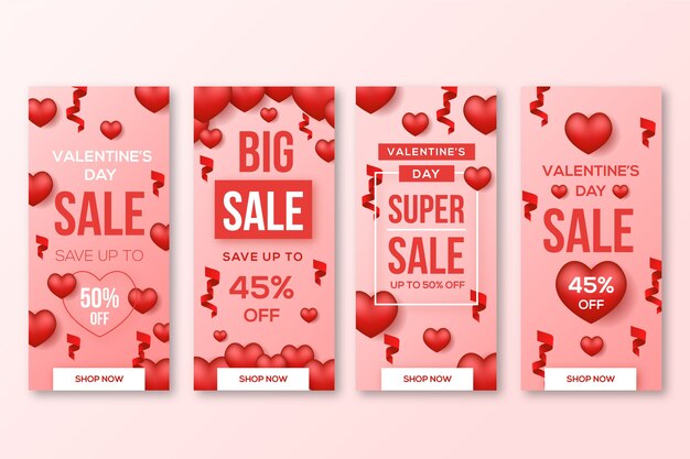 Valentine's day sale with discount