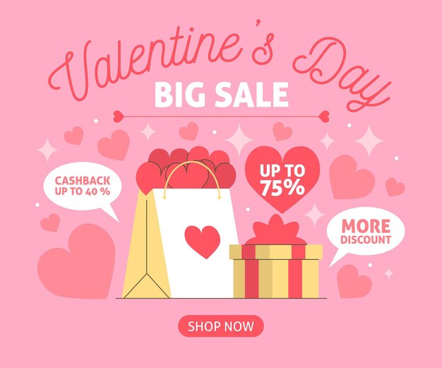 Valentine's day sale with offer