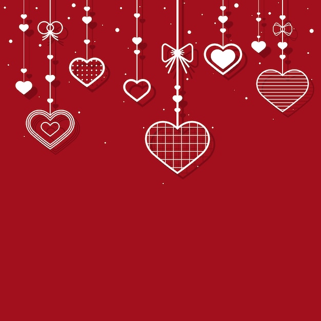 Free vector valentine's day vector design concept