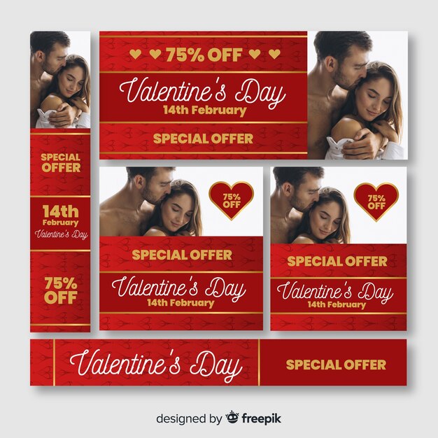 Valentine's day web banner