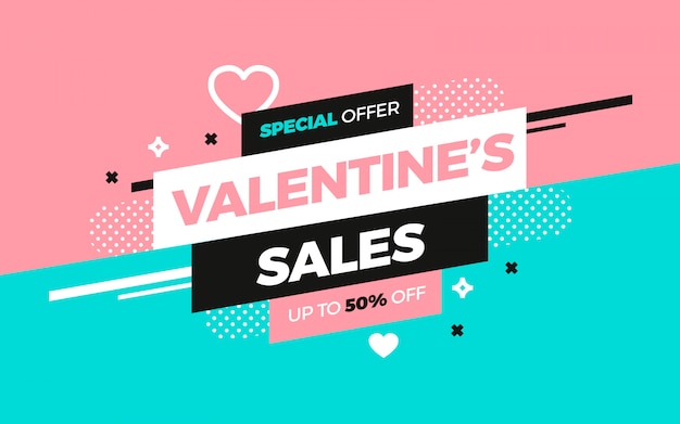 Valentine's Sales Ad for Social Media