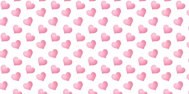 Free vector valentine small hearts pattern background pink, red, and white free vector