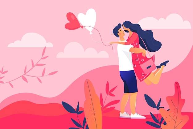 Free vector valentines day background design