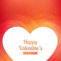 Free vector valentines day background in orange tones