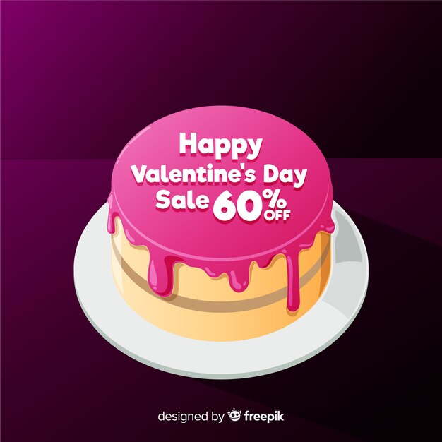 Free vector valentines day sale background