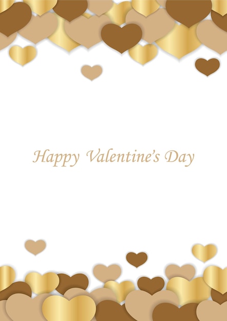 Free Vector valentines day seamless vector background illustration with text space. horizontally repeatable.