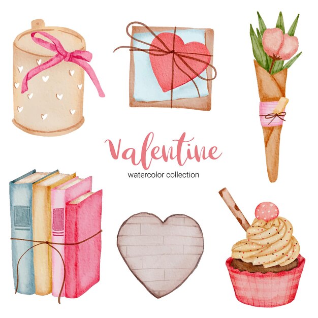 Valentines Day set elements