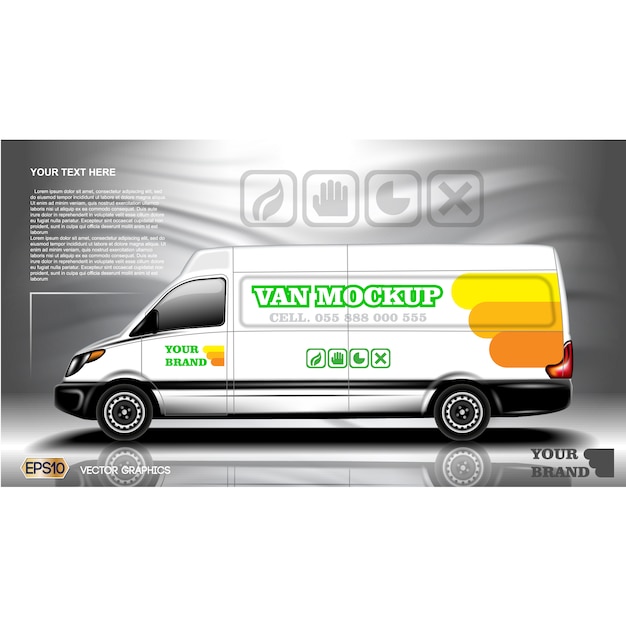 Van background design