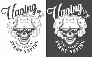 Free vector vaping apparel illustration