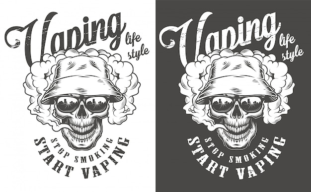 Vaping apparel illustration