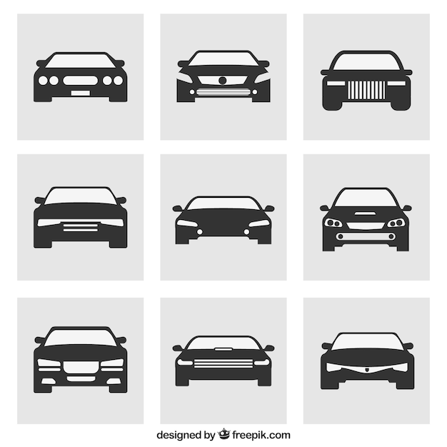 Free Vector variety of cars