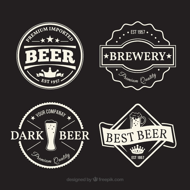 Variety of fantastic beer labels