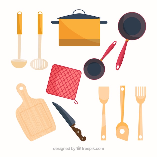 Free Vector variety of flat chef elements