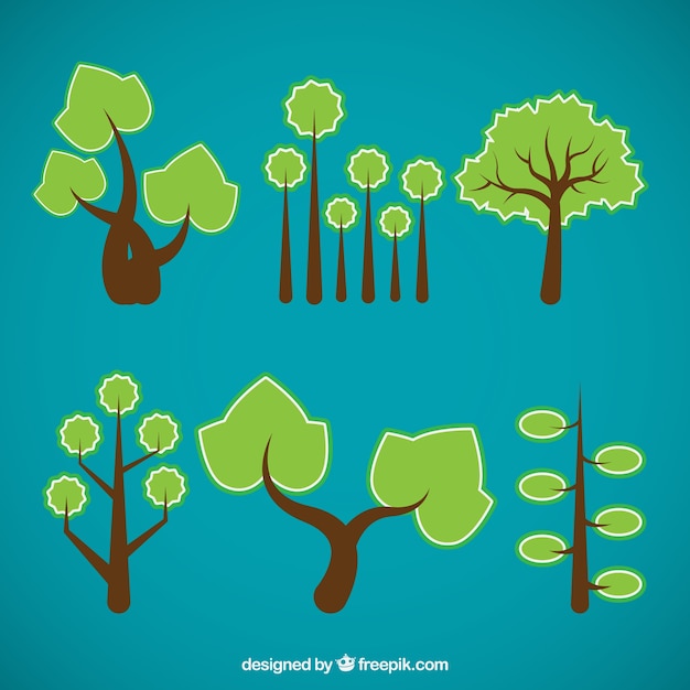 Free Vector variety of trees