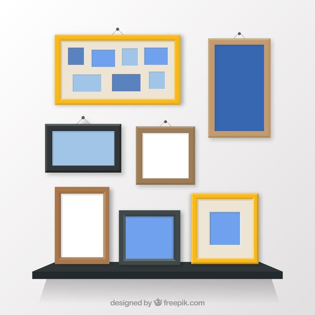 Variety of wall frames