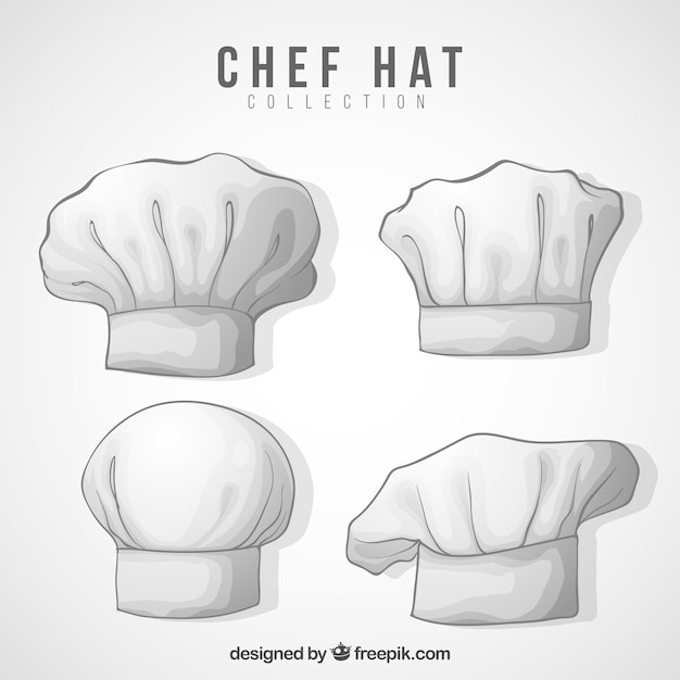 Free Vector various chef hats