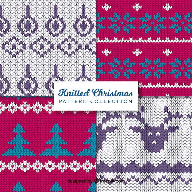 Various dot christmas patterns