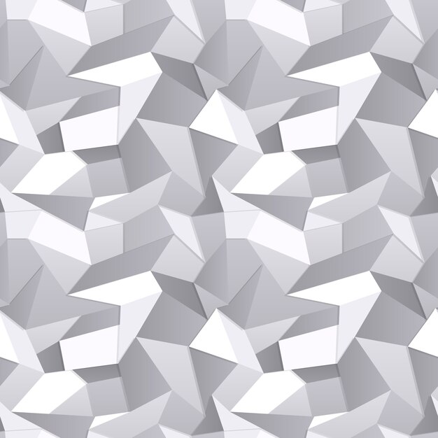 Vector 3d Seamless Crumpled paper abstract background