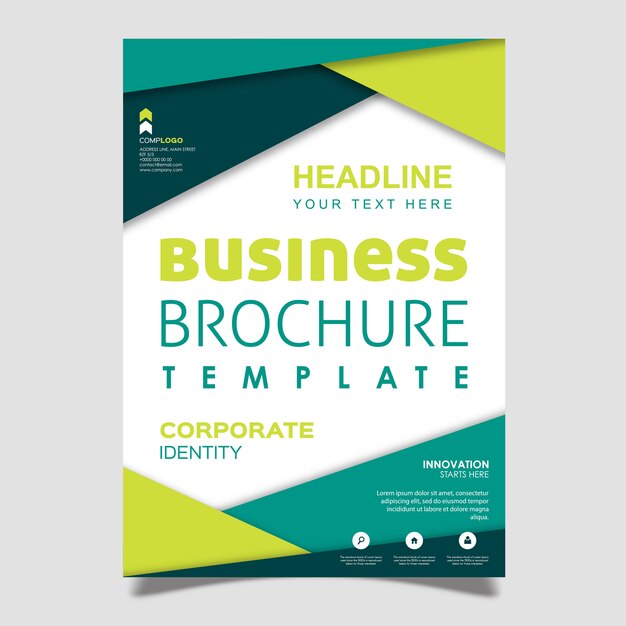 Vector Abstract Brochure Design