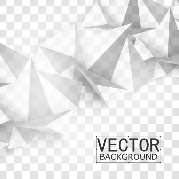 Vector Abstract geometric shape from gray.