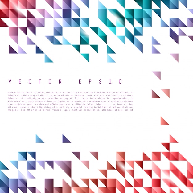 Vector background abstract polygon triangle.