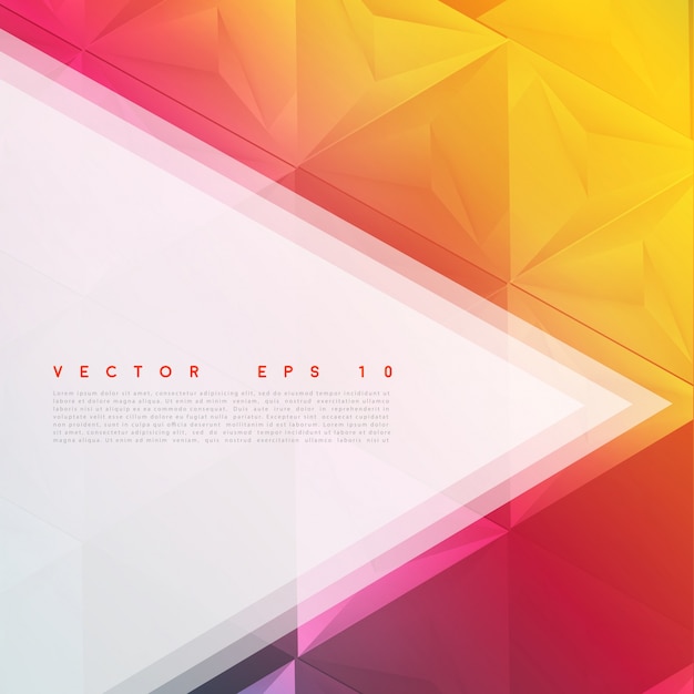 Vector background abstract polygon triangles.