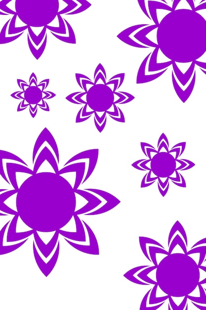 Vector background flower template modern design