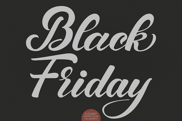 Vector Black Friday Sale Lettering