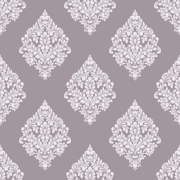 Free Vector vector damask seamless pattern background. classical luxury old fashioned damask ornament