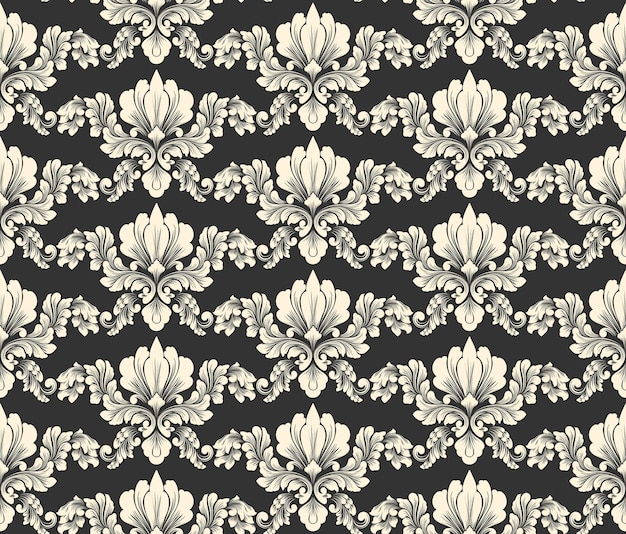 Free Vector vector damask seamless pattern backgroundclassical luxury old fashioned damask ornament