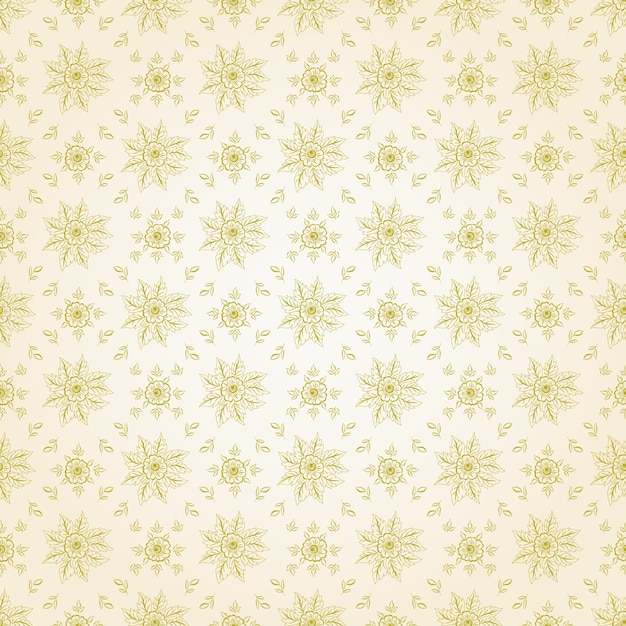 Vector flower seamless pattern background. Elegant texture for backgrounds. Classical luxury old fashioned floral ornament, seamless texture for wallpapers, textile, wrapping.