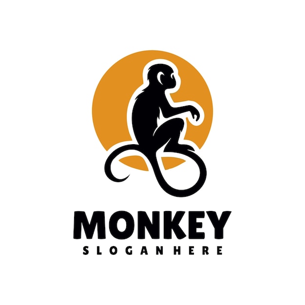 Free vector vector free monkey color logo colorful design