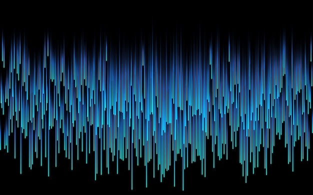 Free Vector vector half circles digital technology ai lines flowing dynamic pattern