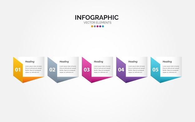 Vector Horizontal Infographic thin line design with icons and 5 options or steps Horizontal Infographic for business concept Can be used for presentations banner workflow layout