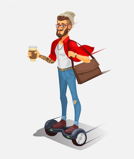 Free Vector vector illustration of a cool hipster