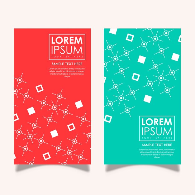 Vector Leaflet Banner Designs