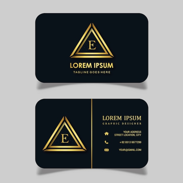 Vector Luxury Royal Visiting Card 