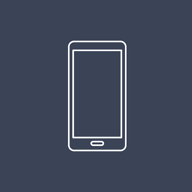 Free Vector vector of mobile phone icon