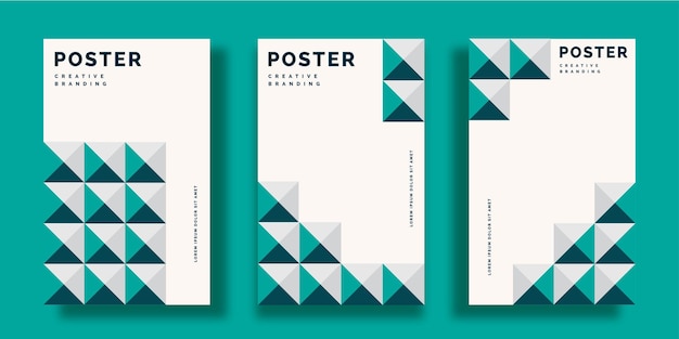 Vector modern abstract covers set minimal covers design