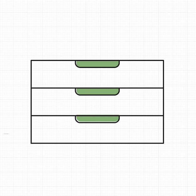 Vector of office supply icon