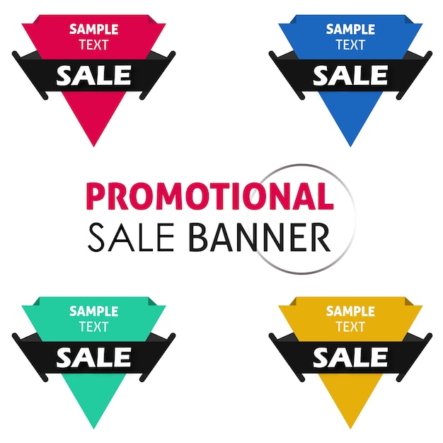 Free vector vector promotional sale banner designs