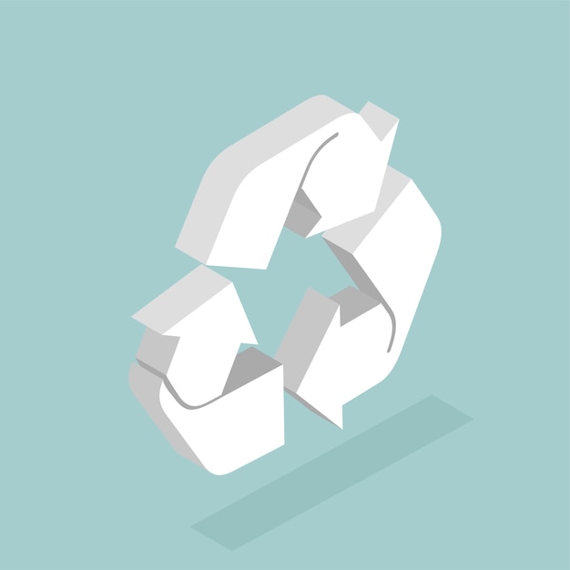 Vector of recycle icon