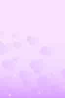 Free vector vector sparkle heart pattern purple background