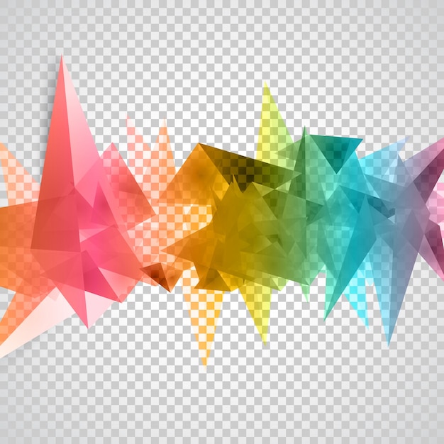 Vector Triangles pattern background.