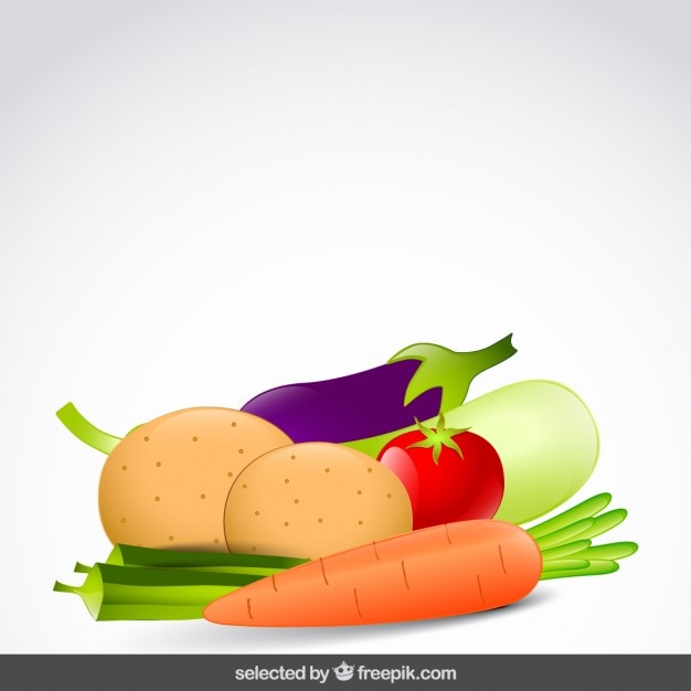 Free Vector vegetables collection