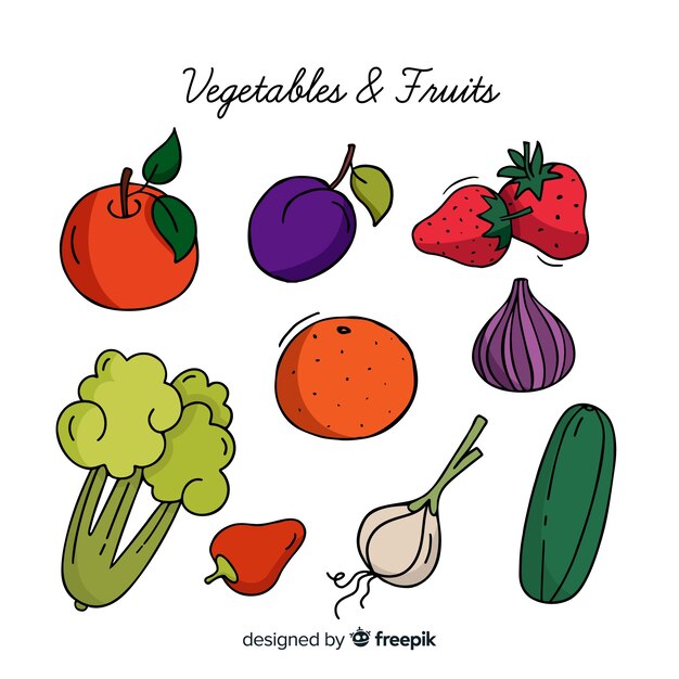 Vegetables and fruits