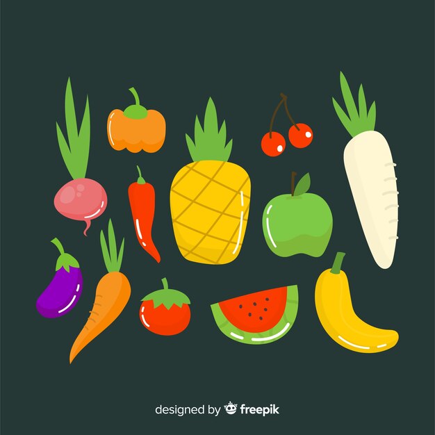 Vegetables and fruits